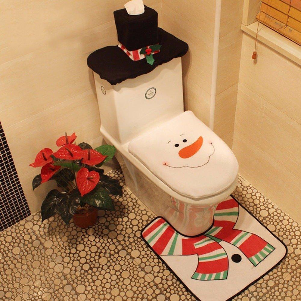 eStore  Décoration de chaise de toilette, Homme de neige 