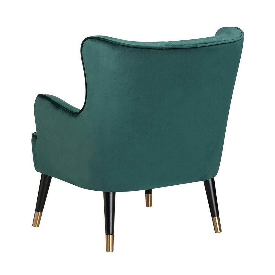 Beliani Poltrona Wingback en Velluto Glamour VARBERG  