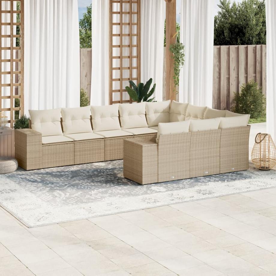 VidaXL Garten sofagarnitur poly-rattan  