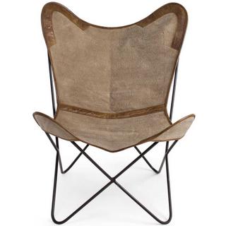 mutoni Fauteuil Butterfly Eaton beige  