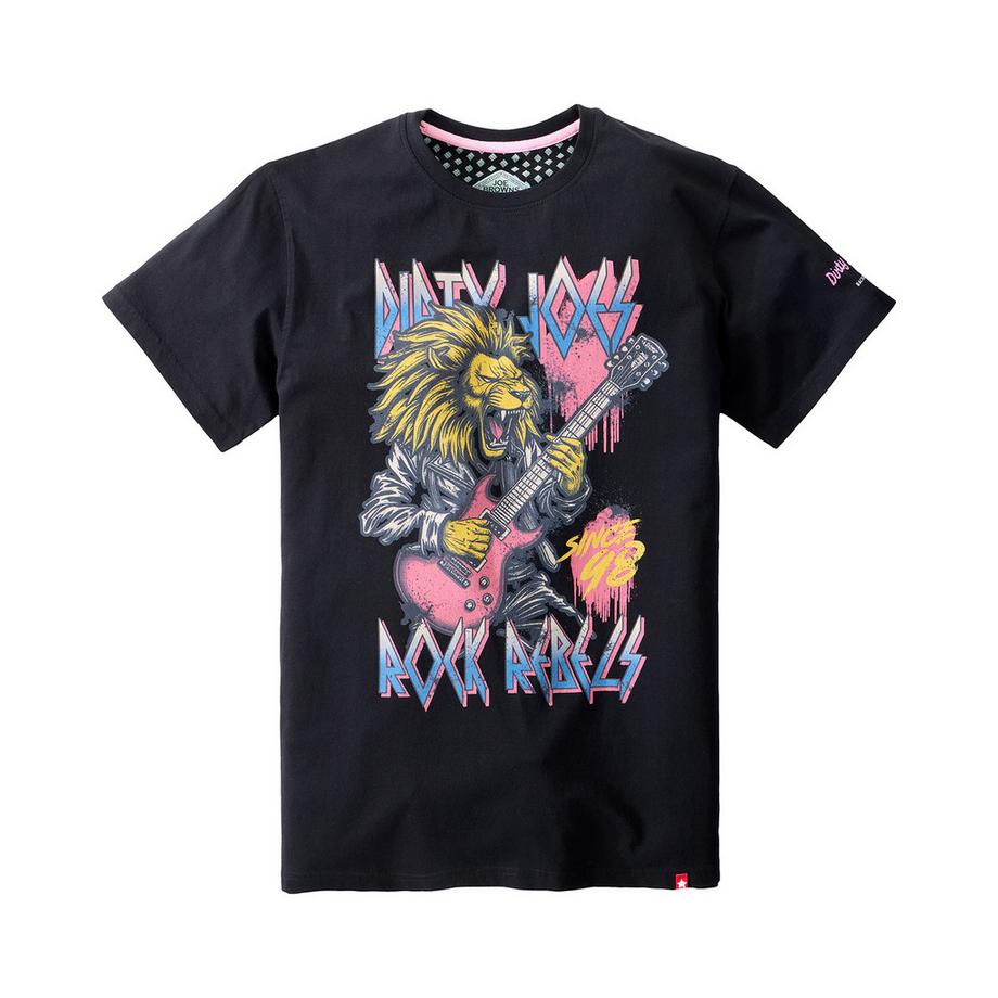 Joe Browns T-Shirt Rocker con Stampa Leone Chitarrista  
