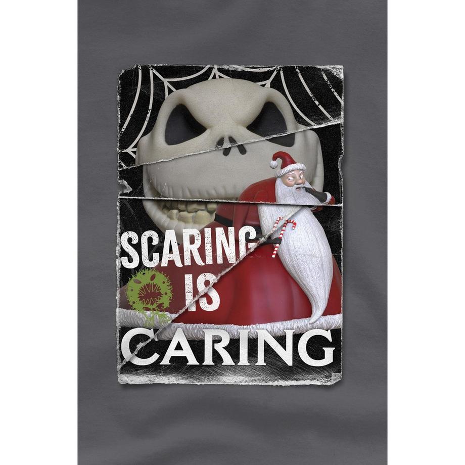 The Nightmare Before Christmas T-Shirt Scaring Is Caring  