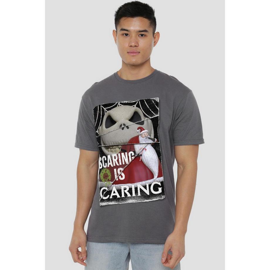 The Nightmare Before Christmas T-Shirt Scaring Is Caring  