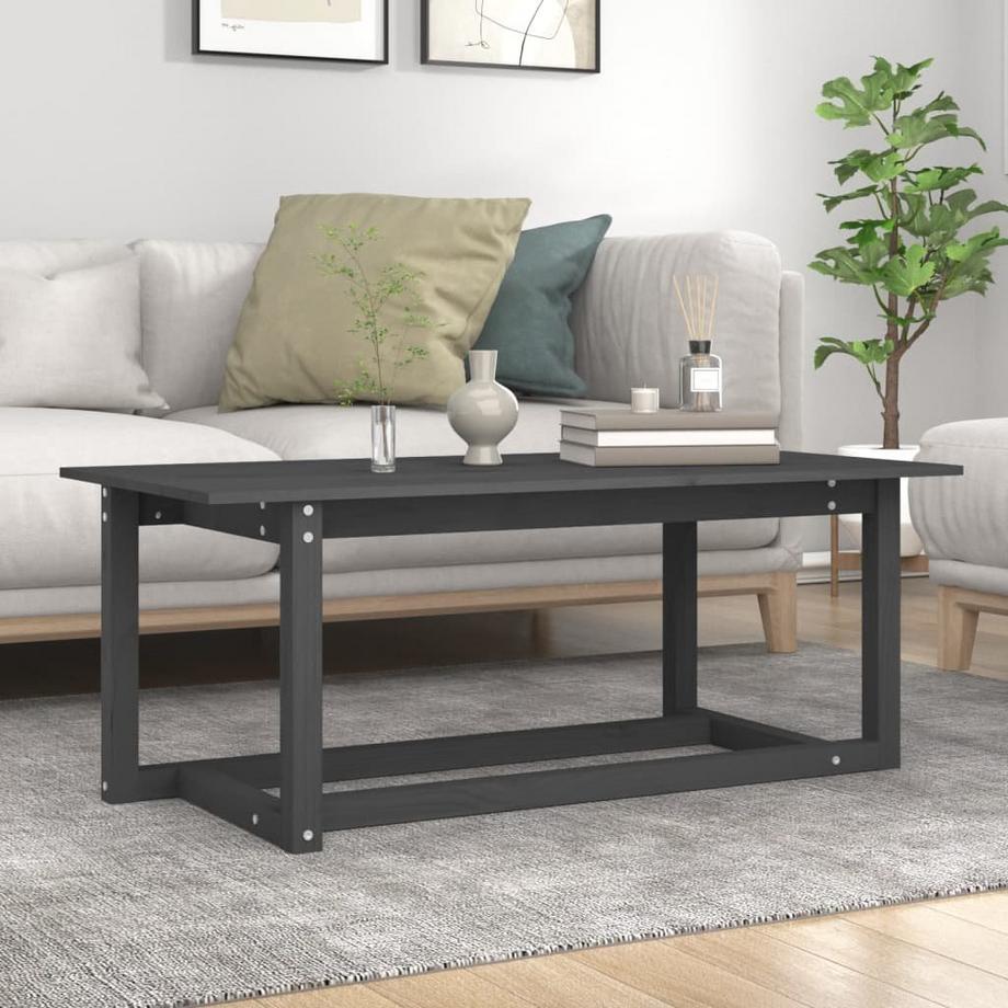 VidaXL Table basse bois de pin  