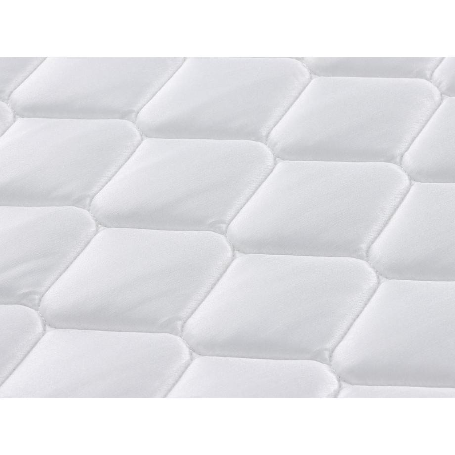 Vente-unique Set aus Bettgestell mit Bettkasten + Federkernmatratze mit Memory Schaum - 160 x 200 cm - Stärke 15 cm - Holzfarben hell - WOLKENLOS von MORGENGOLD  