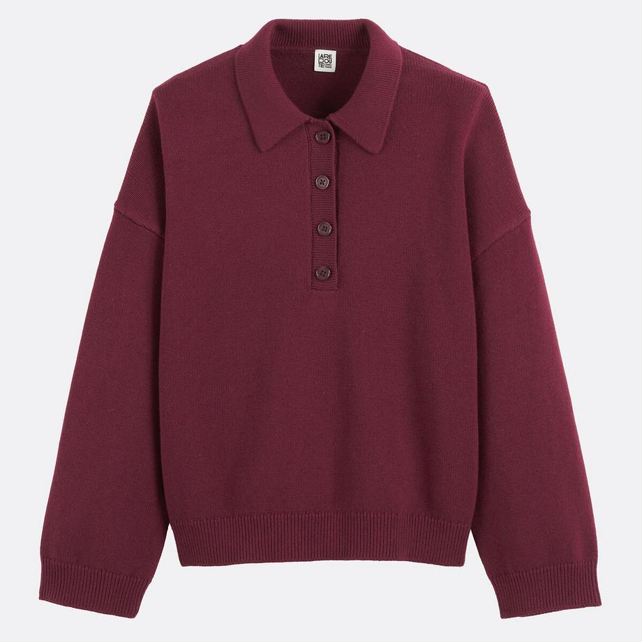 La Redoute Collections Pull col polo  