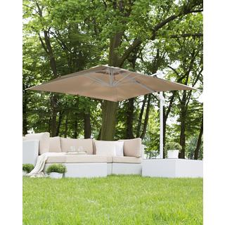 Beliani Ombrellone a sbalzo en Tessuto MONZA  