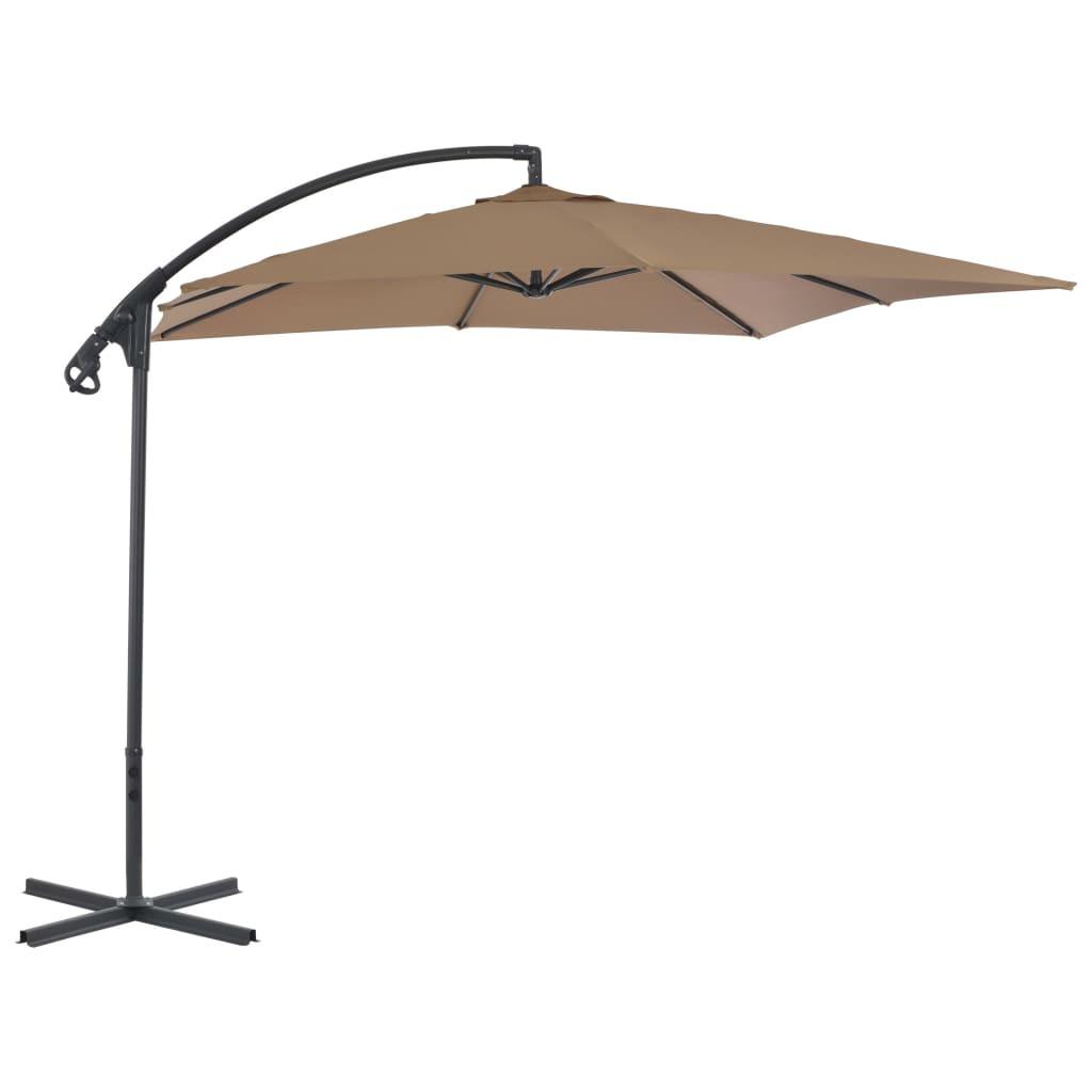 VidaXL Parasol d'extérieur en porte-à-faux  