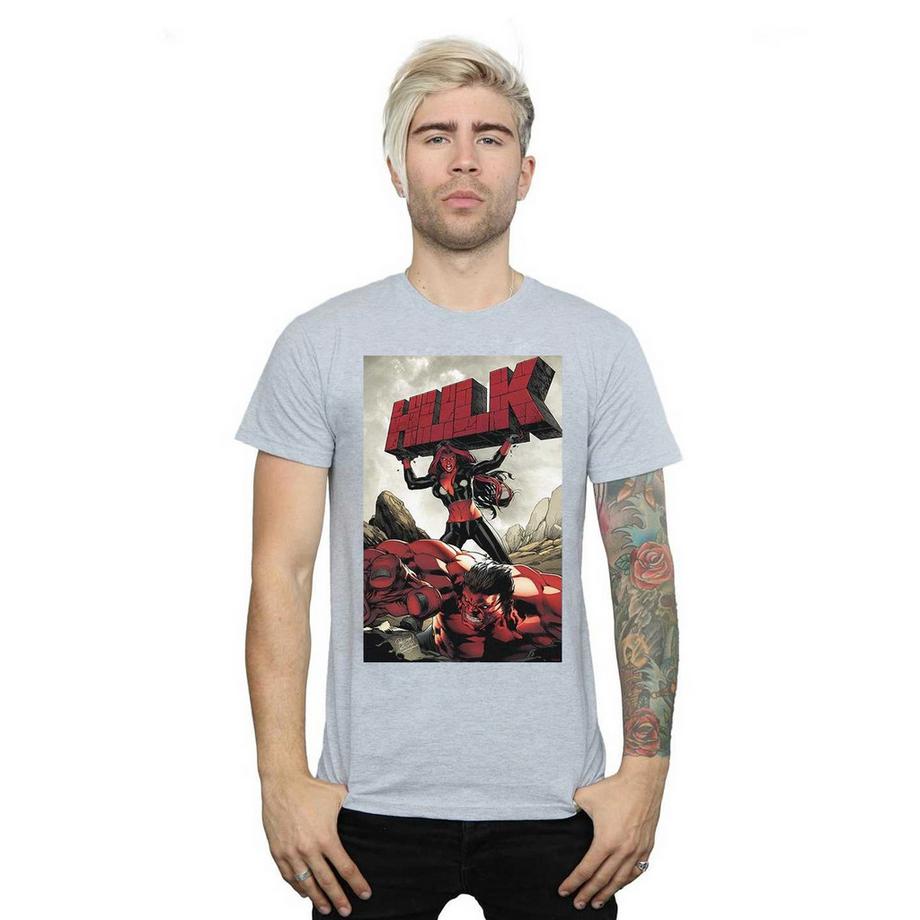 MARVEL Hulk Grafikdruck T-Shirt  