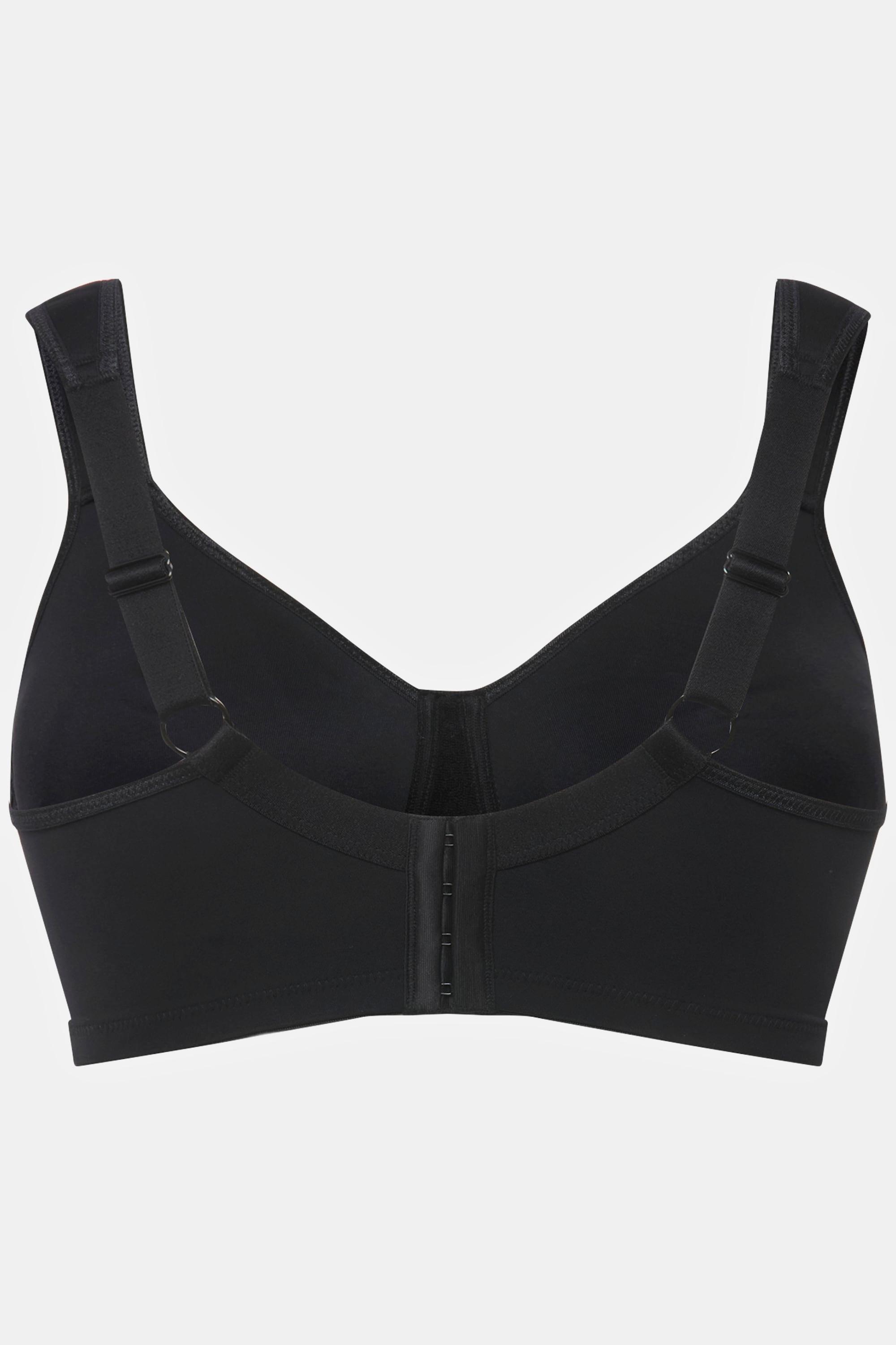 Ulla Popken  Reggiseno wellness in microfibra senza ferretto con coppa C-E 