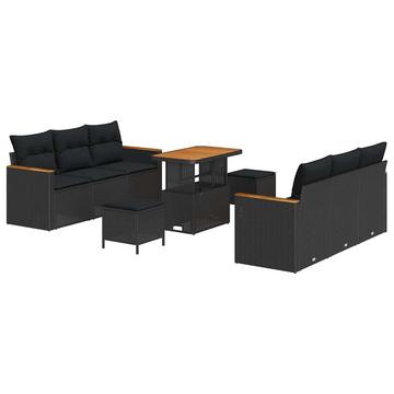 Modulares sofa-set poly-rattan