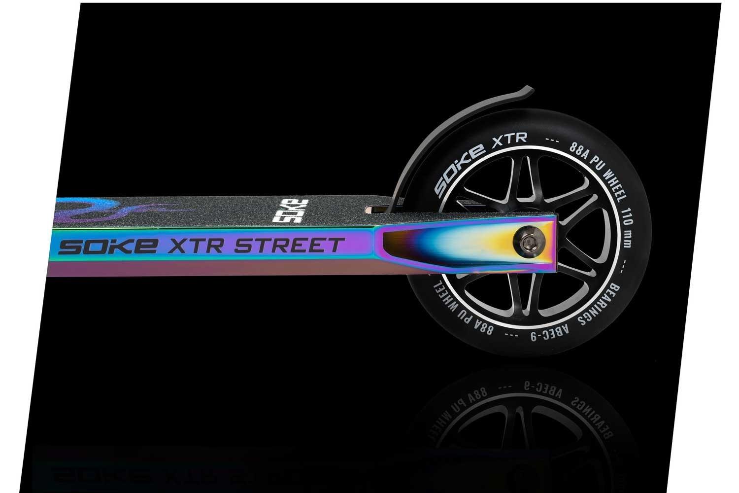 B2X  Extremer Trick-Scooter SOKE XTR Street Rainbow 