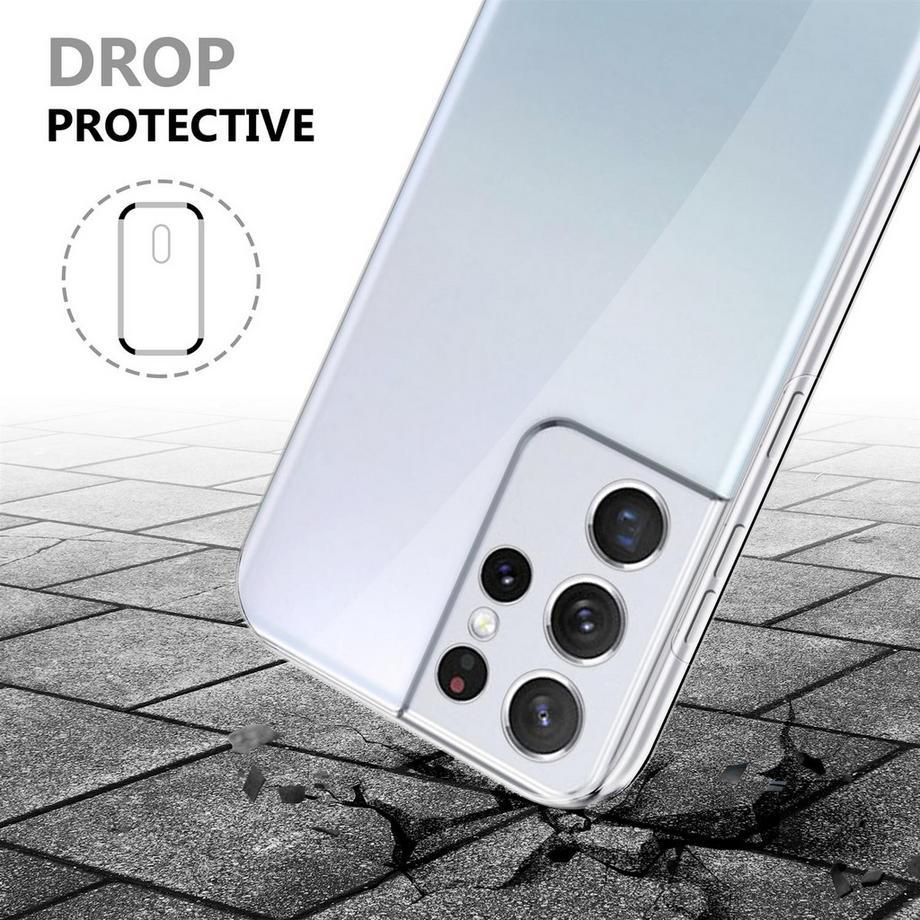 Cadorabo  Hülle für Samsung Galaxy S21 ULTRA 360° Full Body Front- und Rückenschutz 