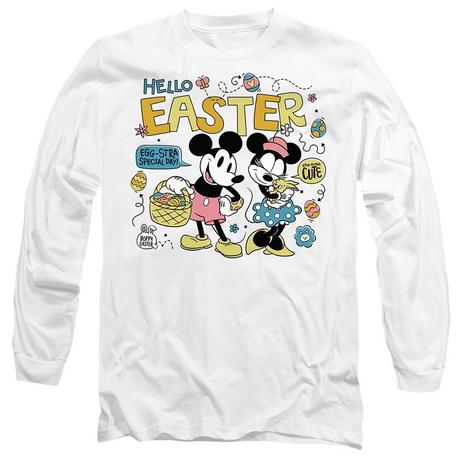 MICKEY MOUSE Hello Easter T-Shirt Manches Longues  
