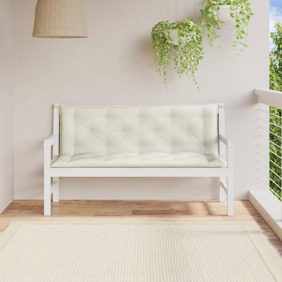 VidaXL cuscino per panca da giardino Tessuto  