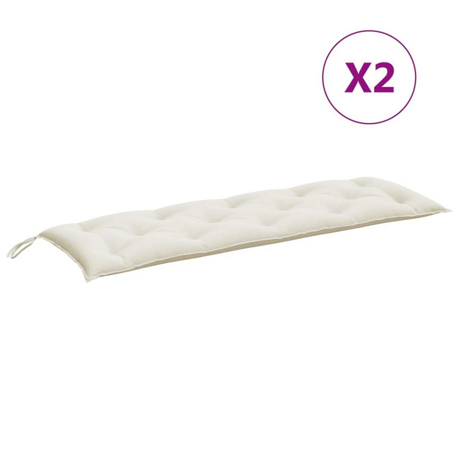 VidaXL cuscino per panca da giardino Tessuto  