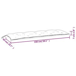 VidaXL Gartenbank-auflage gewebe  