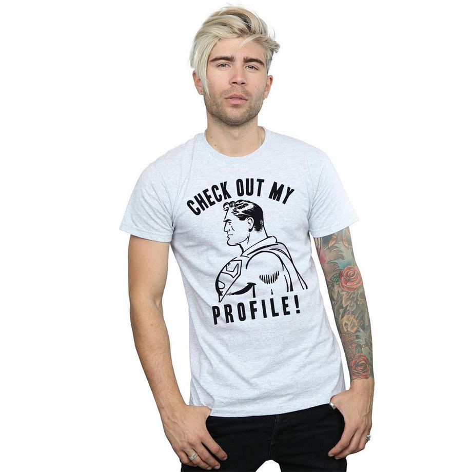 DC COMICS Superman Check Out My Profile T-Shirt  