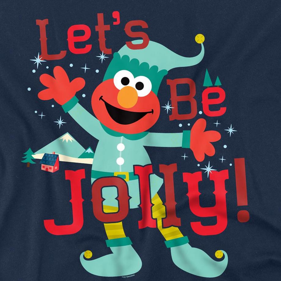 Sesame Street T-Shirt Let's Be Jolly avec motif de Noël  