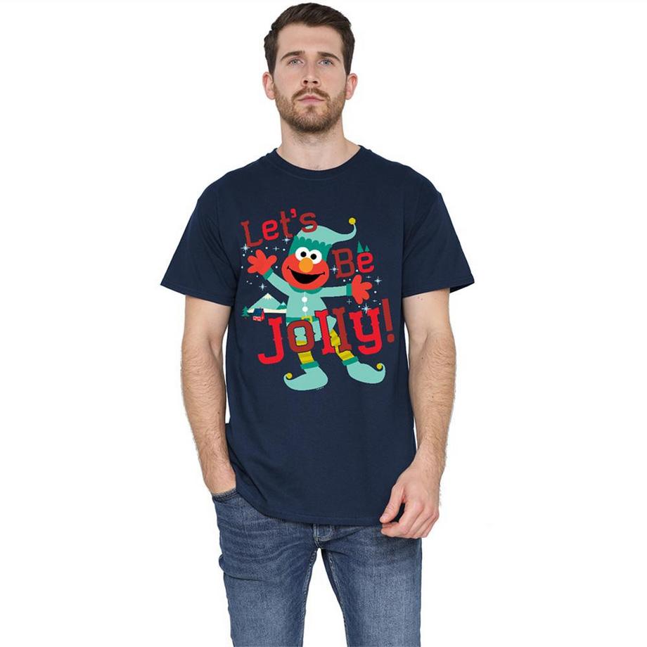 Sesame Street T-Shirt Let's Be Jolly avec motif de Noël  