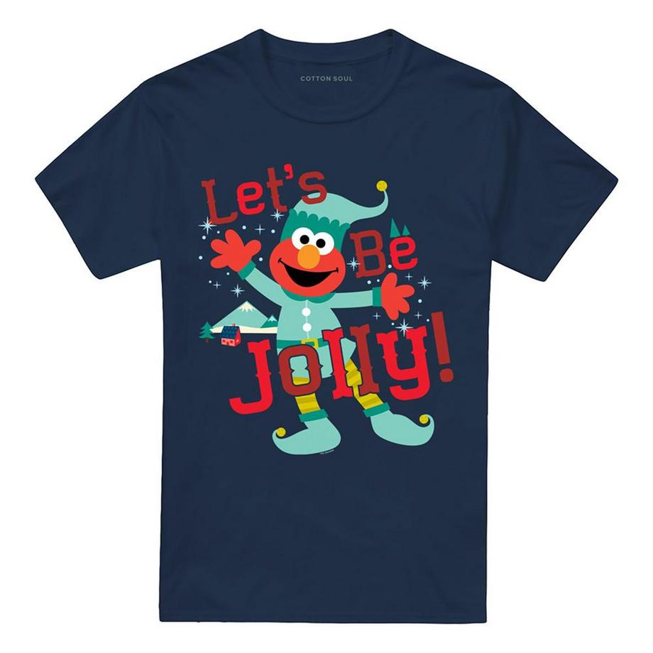 T-ShirtNoël Motif Elmo Motiftyle Elfe Let´s Be Jolly