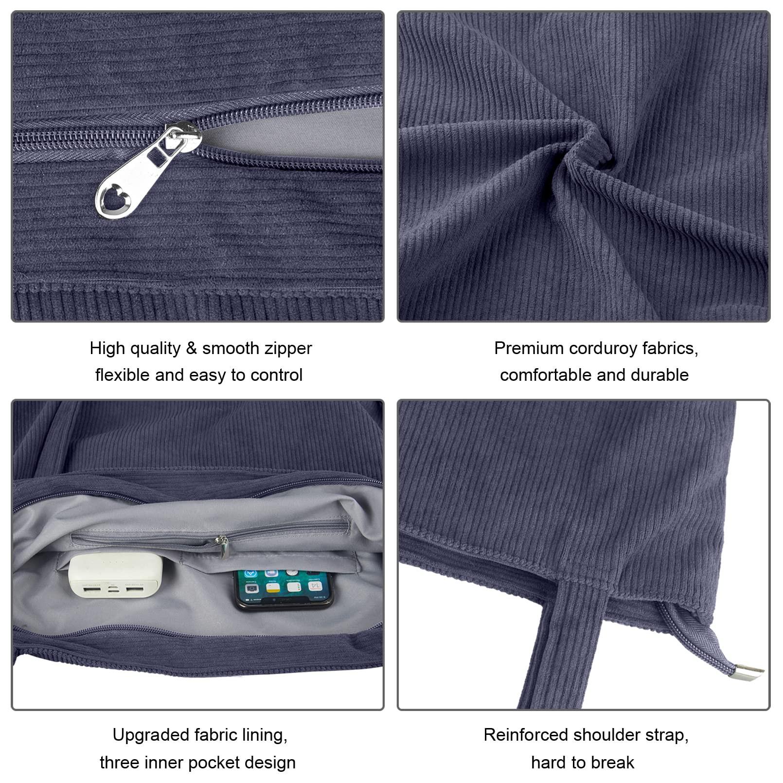 Only-bags.store Borsa a Tracolla con Cerniera Grande Borsa Shopper  