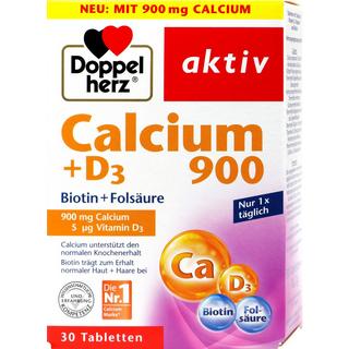 Doppelherz  Calcium 900 D3 Folsäure Biotin 