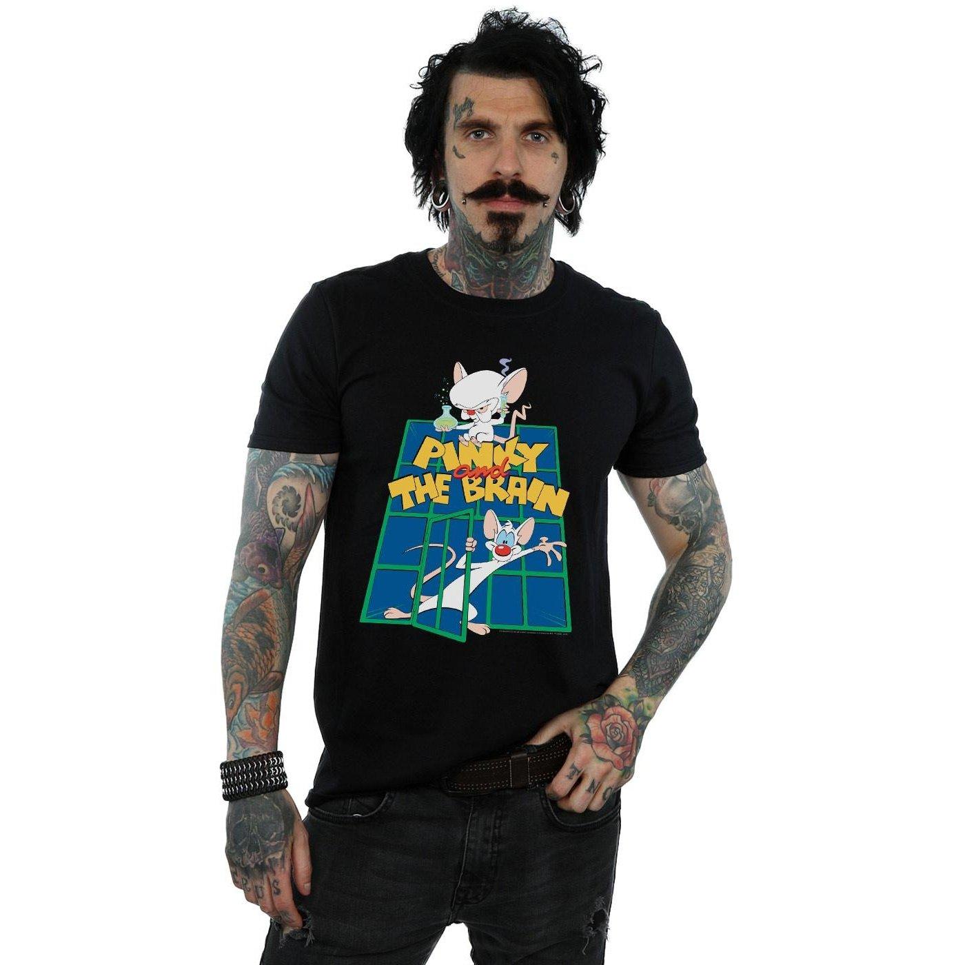 Animaniacs Pinky and The Brain T-Shirt Imprimé  