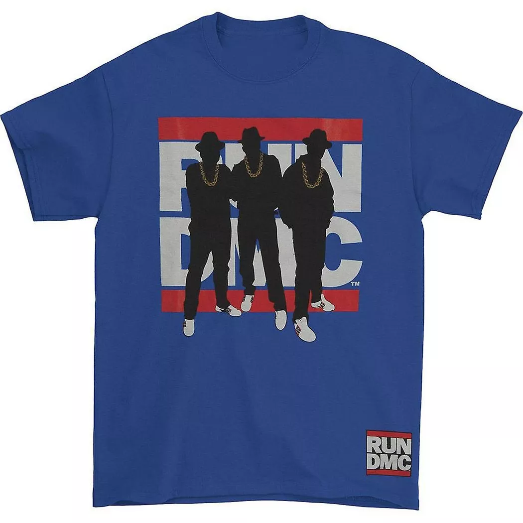 Run DMC - TShirt, für Damen, Königsblau, Größe XXL