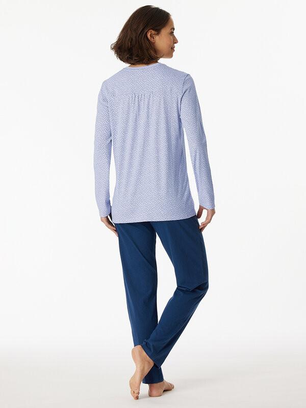 Schiesser Pigiama Maniche Lunghe a Pois  