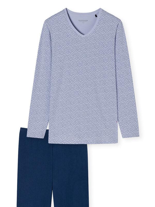 Schiesser Pigiama Maniche Lunghe a Pois  