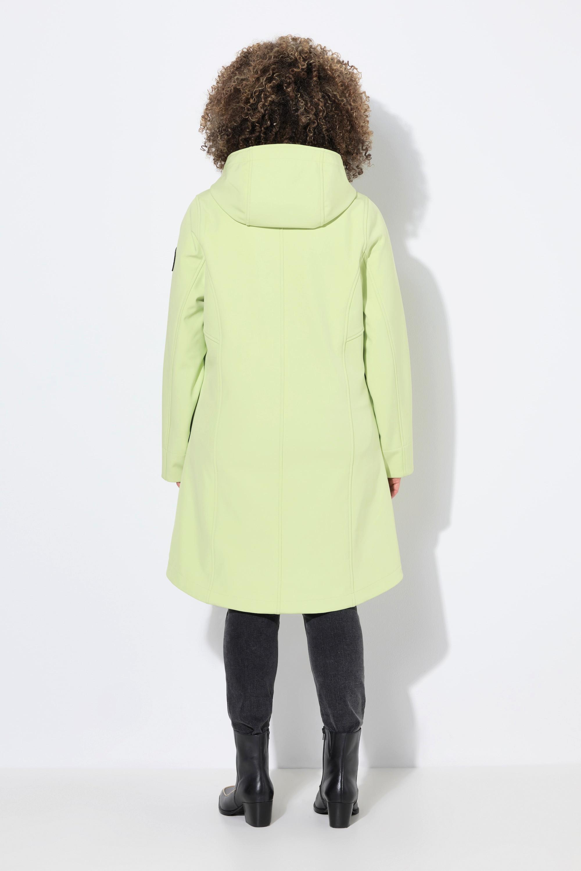 Ulla Popken HYPRAR Giacca Softshell Idrorepellente Cerniera a Doppio Cursore  