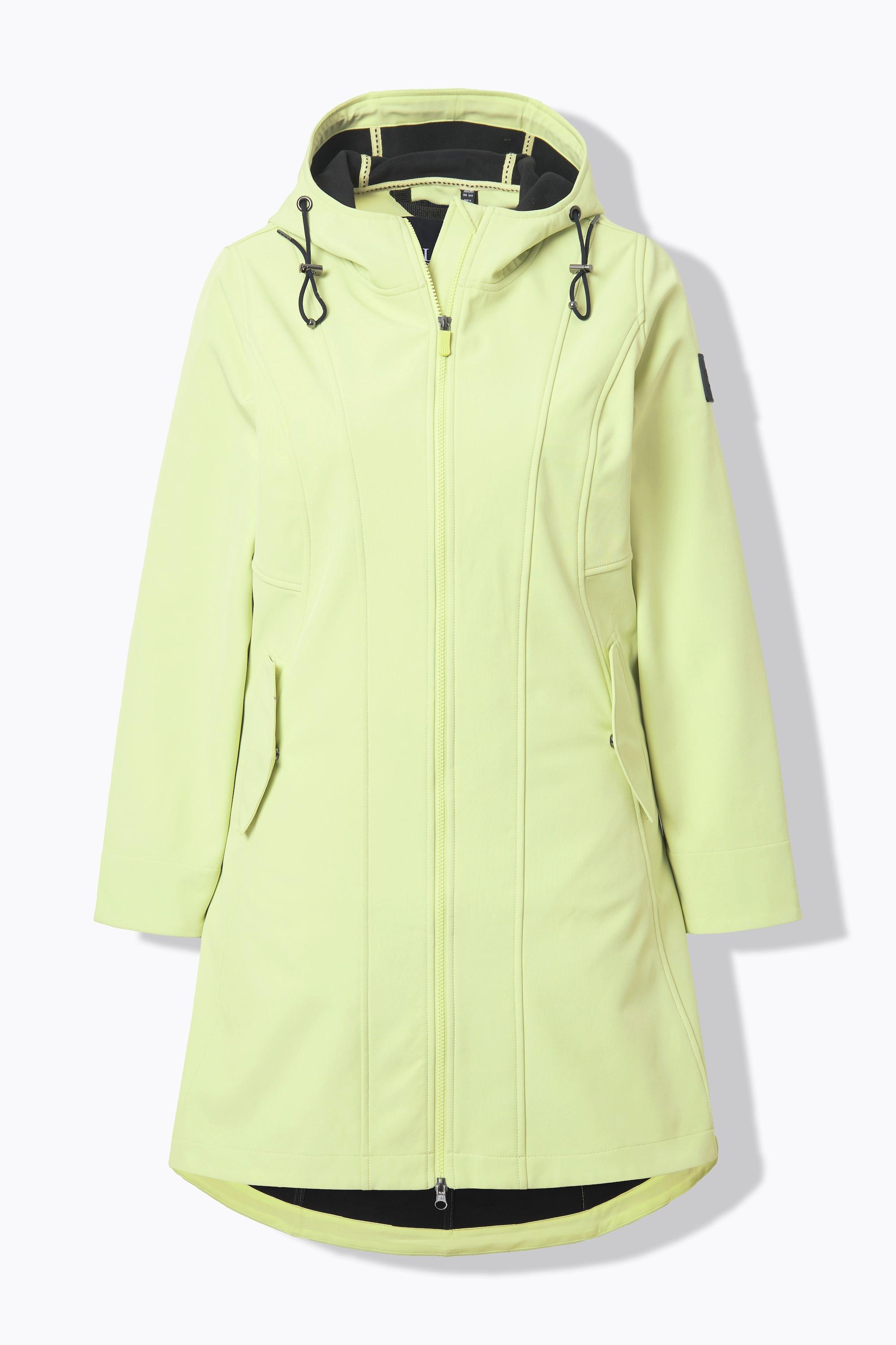 Ulla Popken HYPRAR Giacca Softshell Idrorepellente Cerniera a Doppio Cursore  