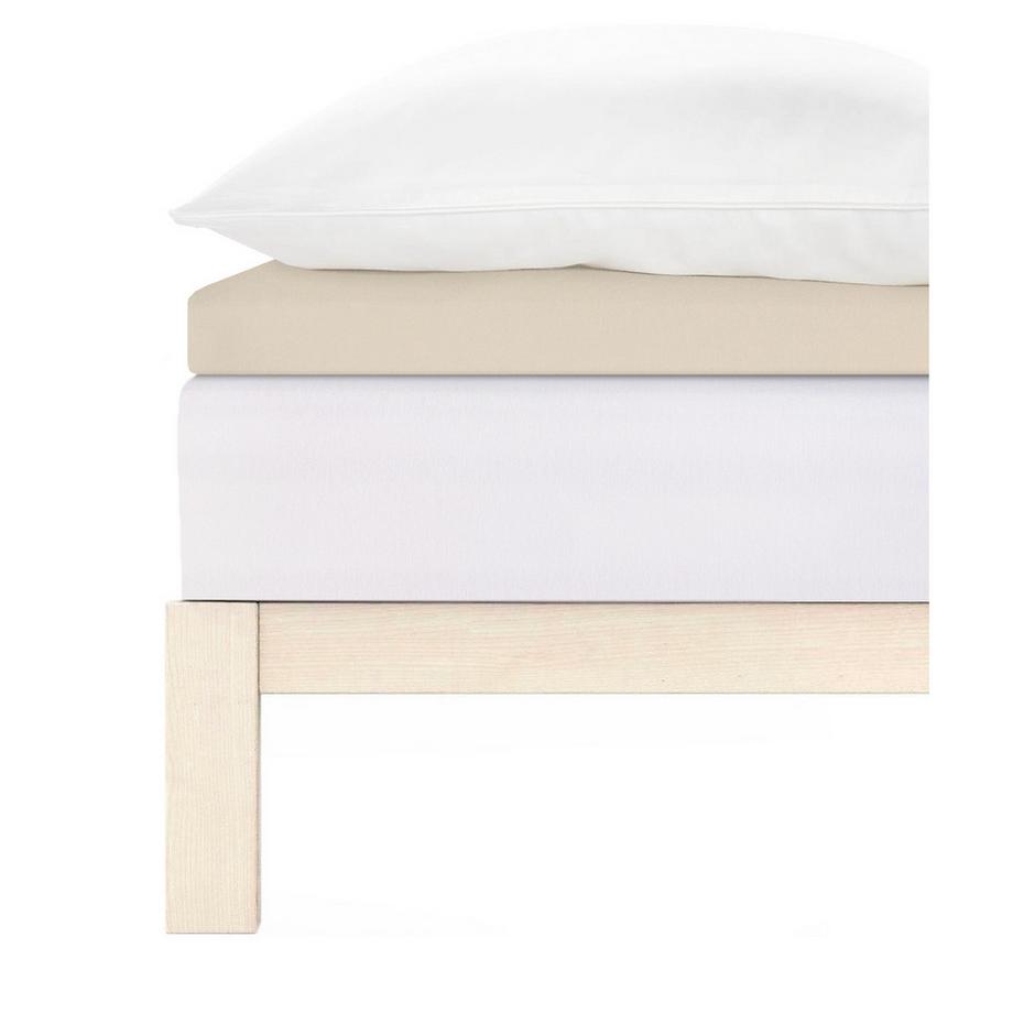 Living Home Topper Elastic Jersey Lenzuolo con Angoli  