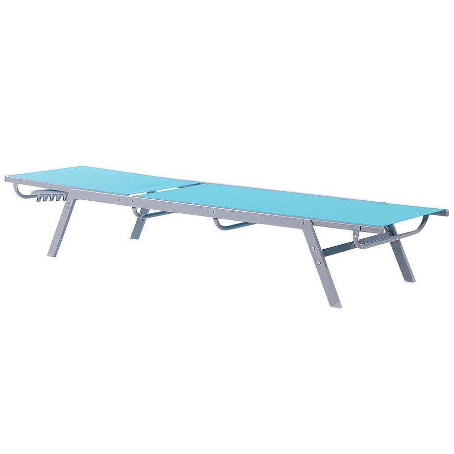 Beliani Lettino Prendisole en Acciaio Moderno NOLI  