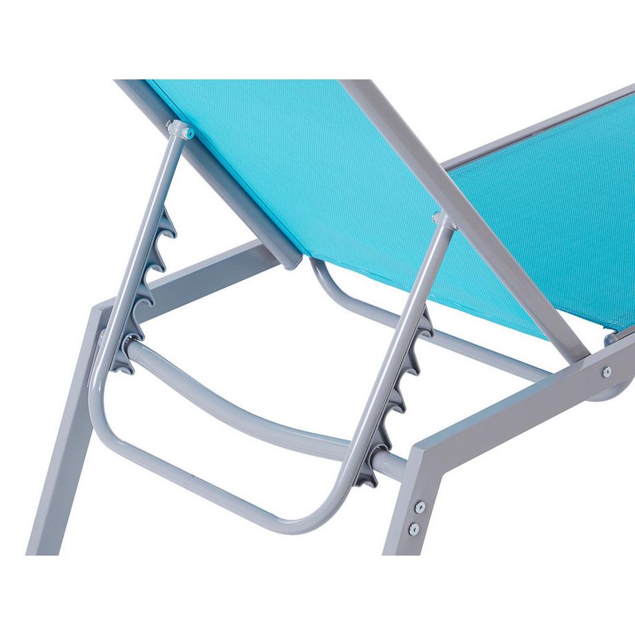 Beliani Lettino Prendisole en Acciaio Moderno NOLI  