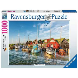 Puzzle Romantische Hafenwelt von Ahrenshoop (1000Teile)