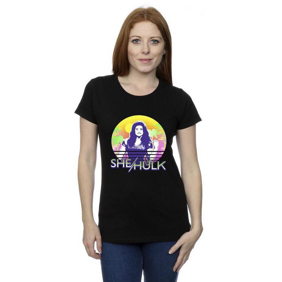 MARVEL SheHulk Attorney At Law Sunset Smile T-Shirt  