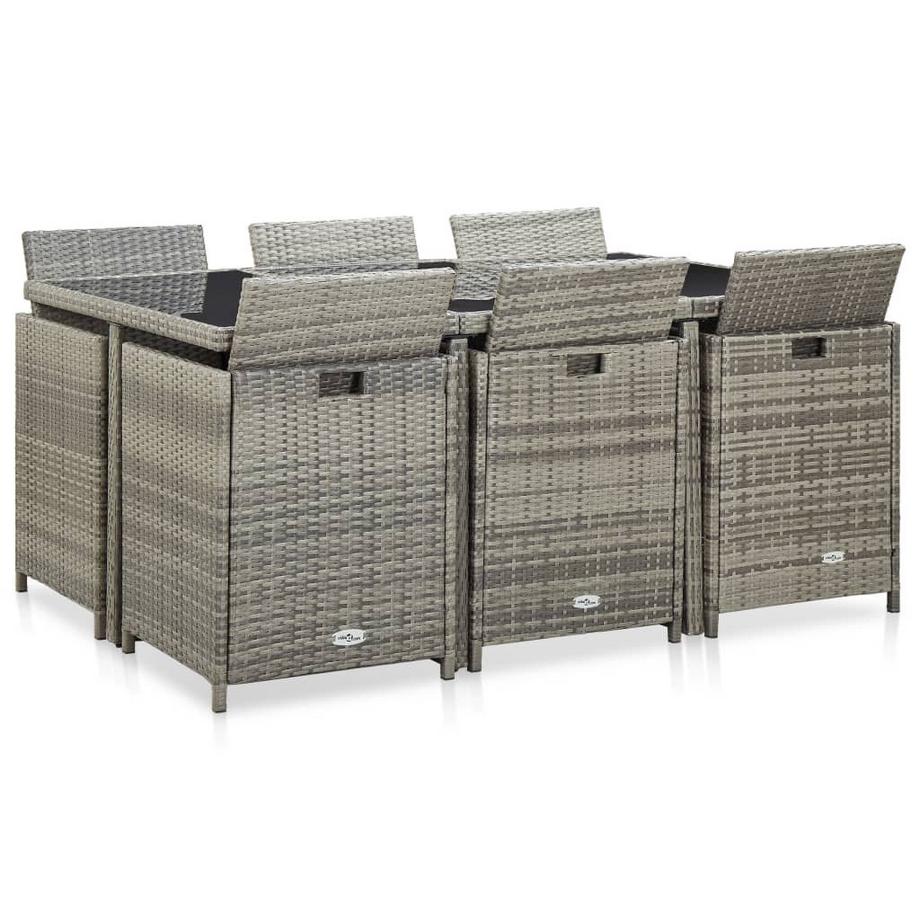 VidaXL Gartenmöbel-set poly-rattan  