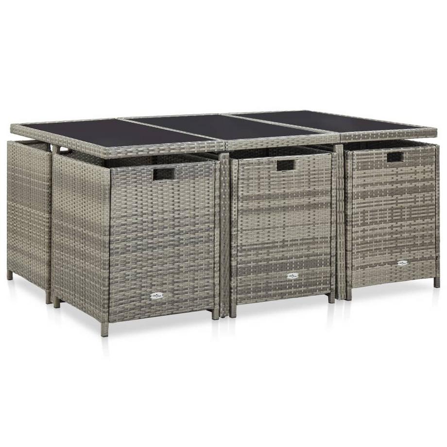 VidaXL Gartenmöbel-set poly-rattan  