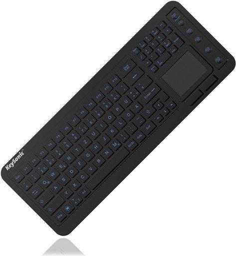 KeySonic  Keysonic KSK-6231 INEL - Wasserdichte Silikontastatur mit Touchpad 