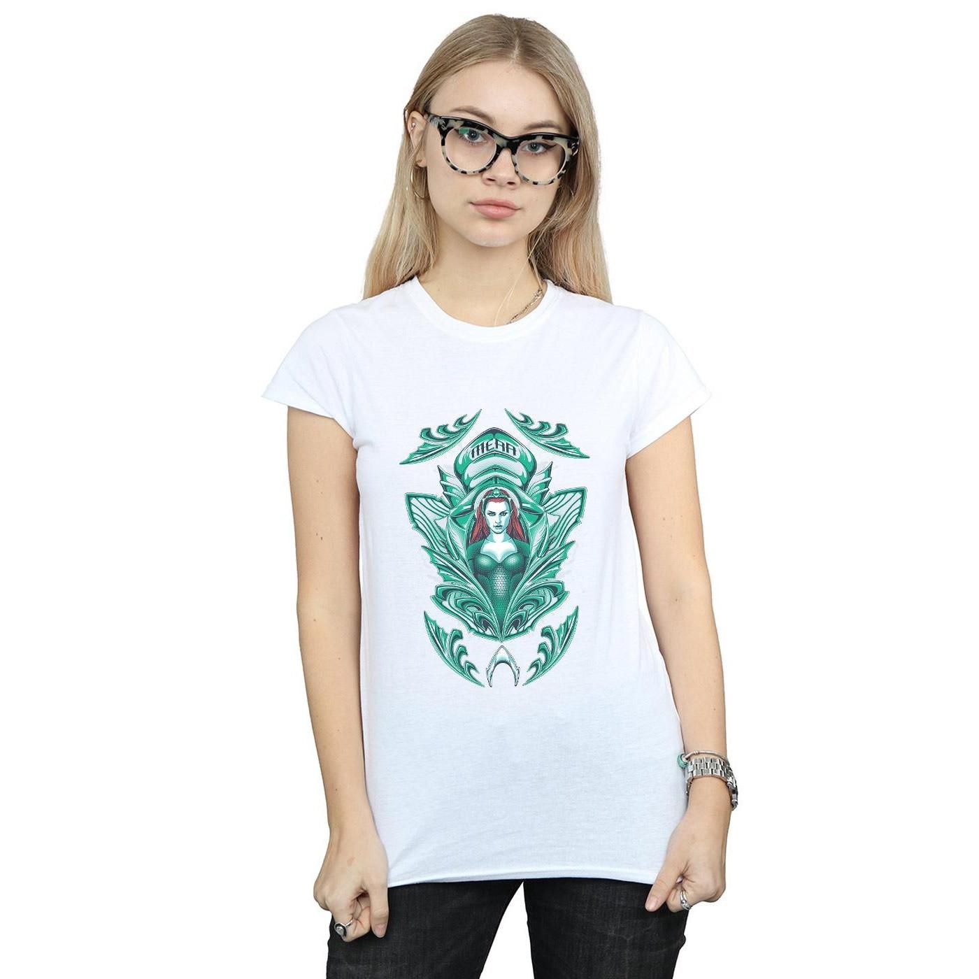 DC COMICS  Aquaman Mera Crest TShirt 