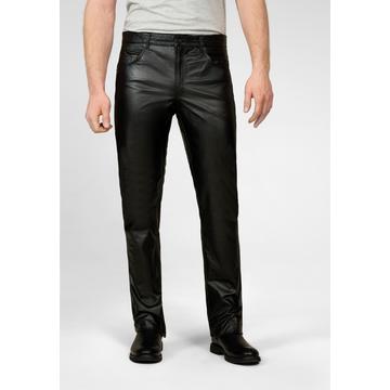 Pantalon en cuir pour homme Jeans 01 Nappa, Dans un style classique à 5 poches.