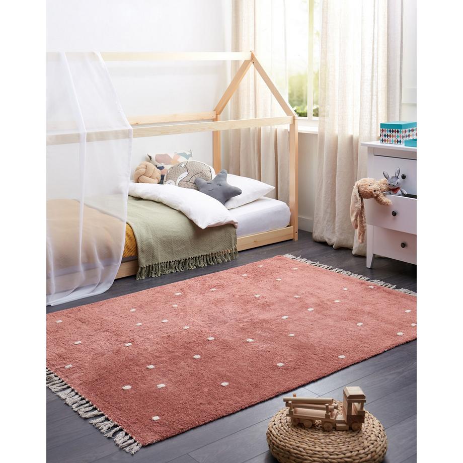 Beliani Tapis en Coton Moderne ASTAF  
