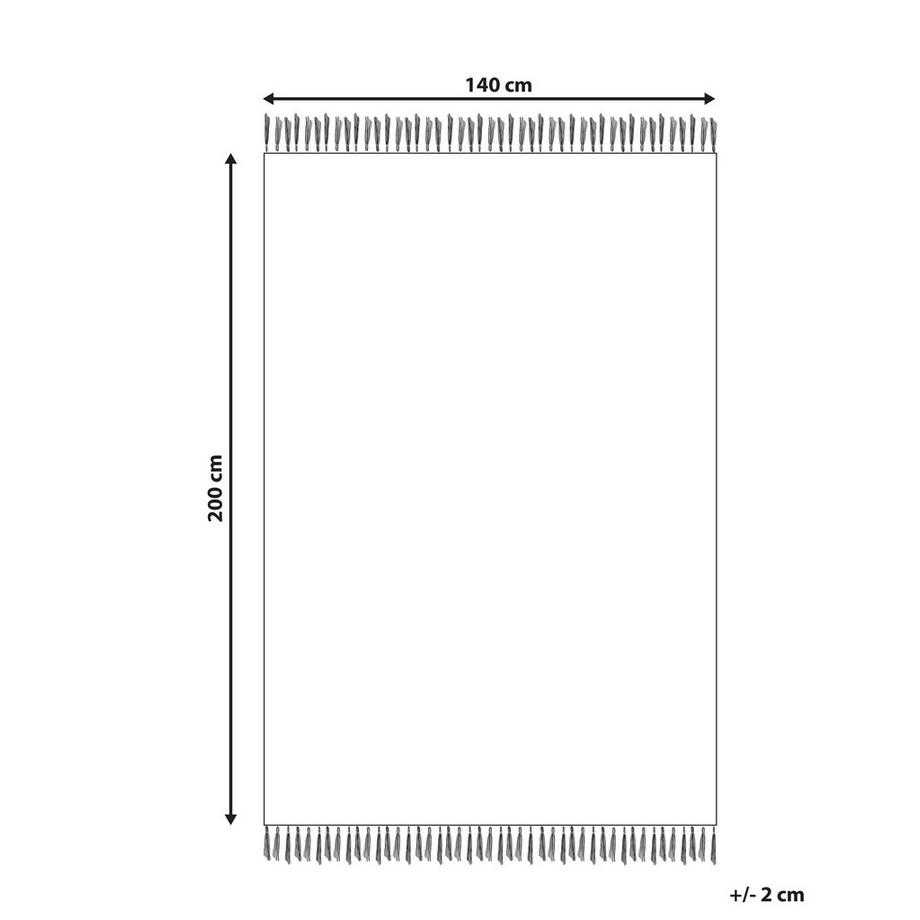 Beliani Tapis en Coton Moderne ASTAF  