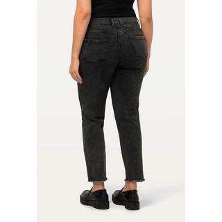 Ulla Popken  Jeans Sarah, Fransen, schmales Bein, High Waist 