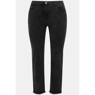 Ulla Popken  Jeans Sarah, Fransen, schmales Bein, High Waist 