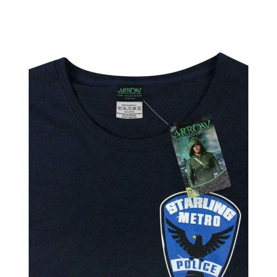 ARROW T-Shirt Starling City Metro Police Design  