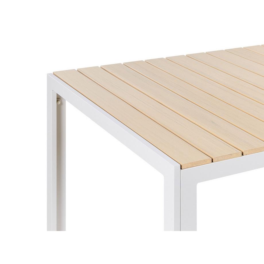 Beliani Tavolo da pranzo da giardino en Legno plastico Moderno COMO  