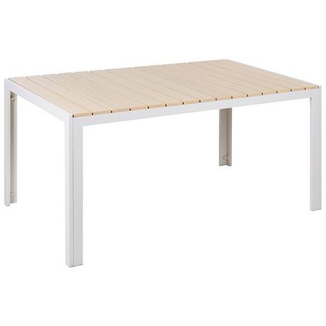 Beliani Table de jardin en Bois synthétique Industriel COMO  